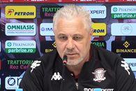 Șumudică calmly started the conference, but he ended in a dramatic way: