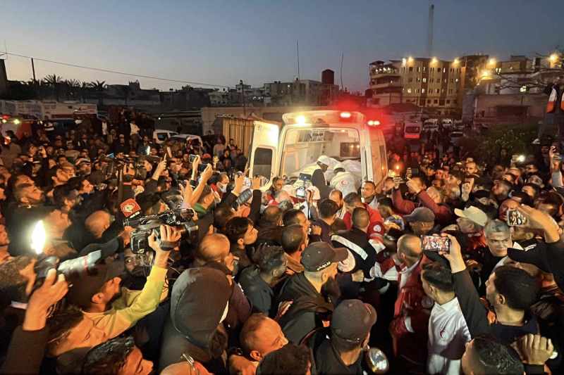 Killing the paramedications in Gaza. The Israeli army says it was