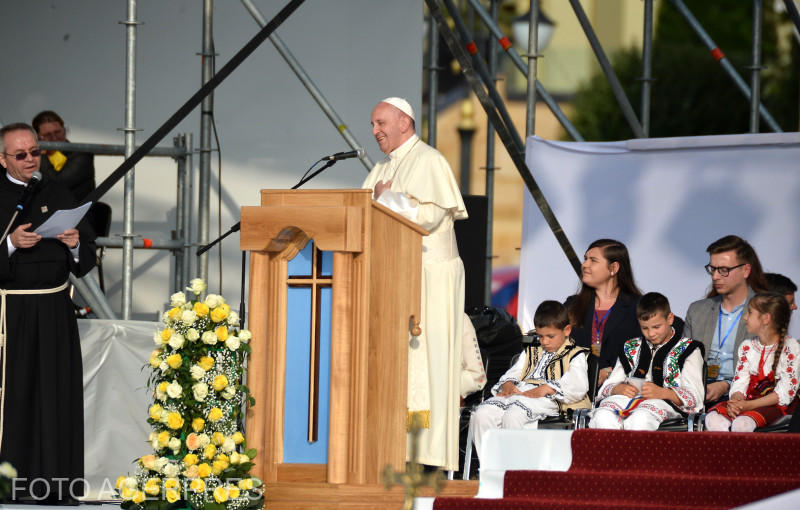 Pope Francis, speech in Iasi, photo: Agerpres