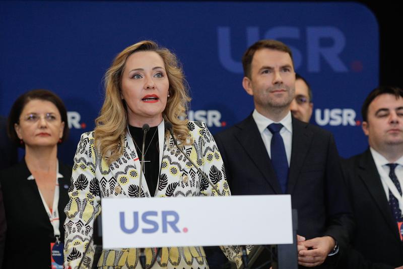 Elena Lasconi and USR, photo: Inquam Photos / George Călin