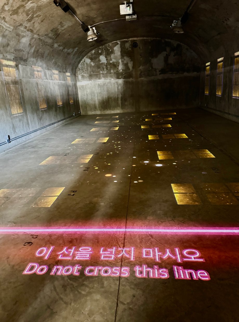 "Do not exceed this line"