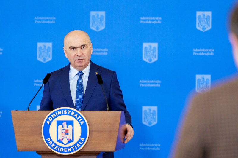 Ilie Bolojan, statements from Cotroceni Palace, February 28, 2025. Photo: Presidency of Romania
