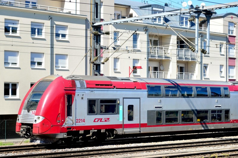 Ten trains in Luxembourg, 