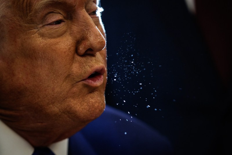 The white house shows the