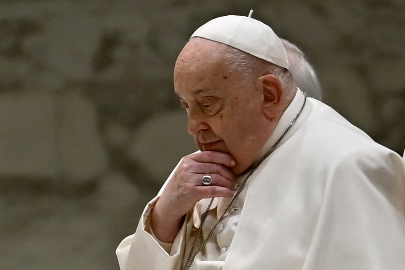 The pope is expected to appear publicly, despite his health problems
