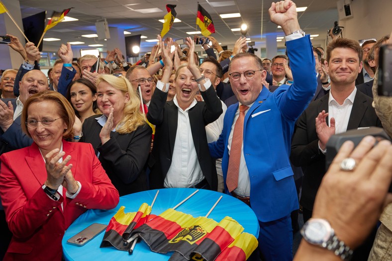 Euphoria at the AfD staff. Berlin, June 9 this year.
