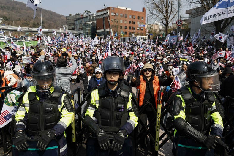 Demonstrations in South Korea