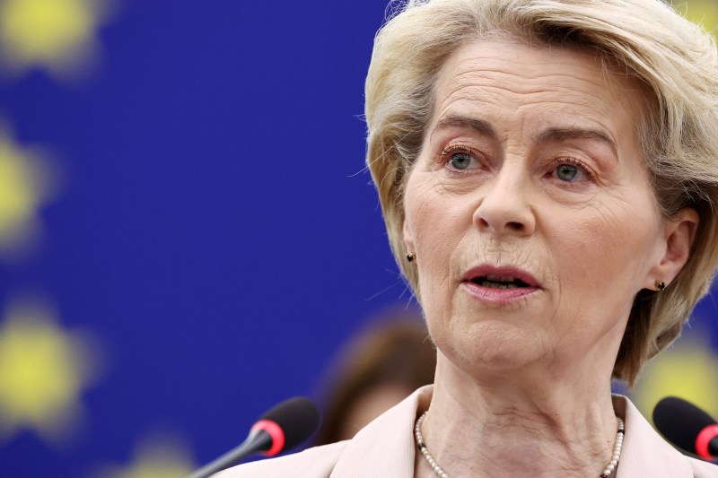 Ursula's urge von der Leyen to China, in the context of new tariff threats that Donald Trump has launched