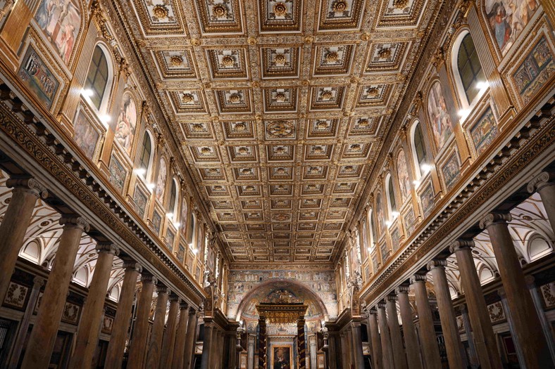 The interior of the Basil of Our Lady of Snow