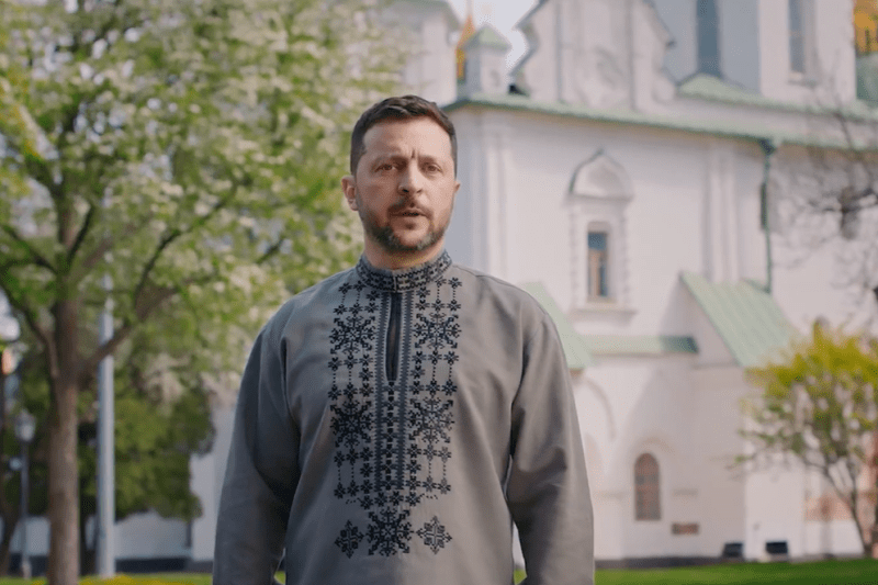Zelenski's message of Easter: