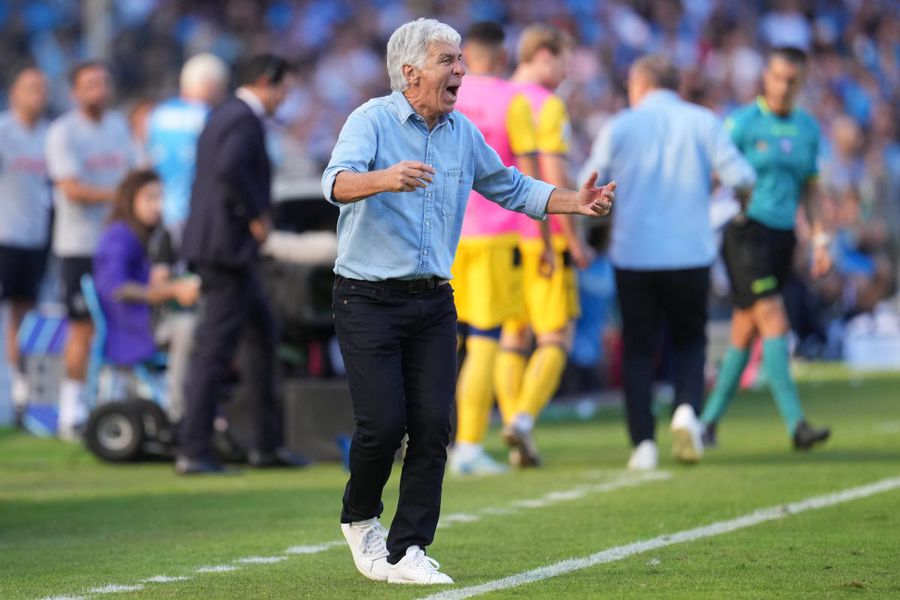 Gian Piero Gasperini's joy after the second career victory in front of Antonio Conte / Photo: Imago Lightning departure from Serie A