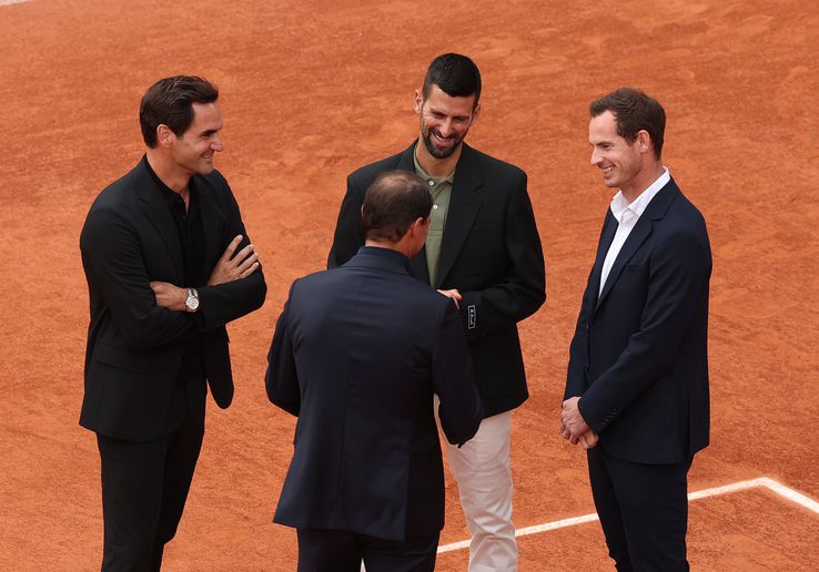 Rafael Nadal, paid tribute to Roland Garros through an emotional ceremony/photo: Getty Images