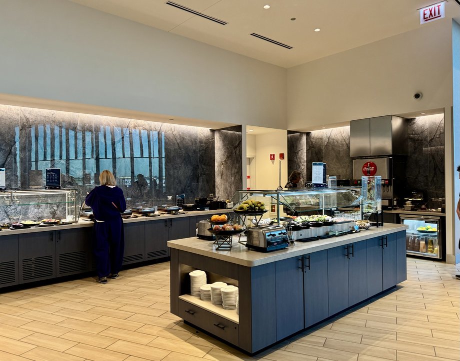 Buffet in the LOT salon in Chicago