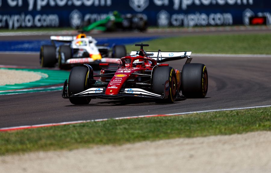 Ferrari monopost led by Leclerc to Imola/ Photo: Imago Images Charles Leclerc, after the Formula 1 race from Imola: