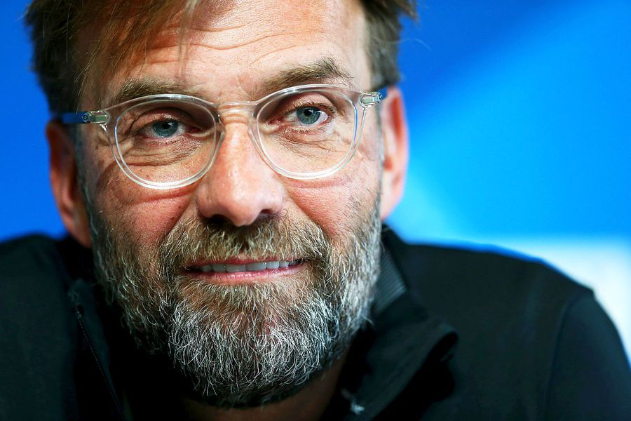 Jurgen Klopp is taken by Liverpool's supporters: 