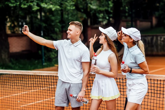 Three Happy Tennis Players Make Selfie 496169 1768 (1) JPG