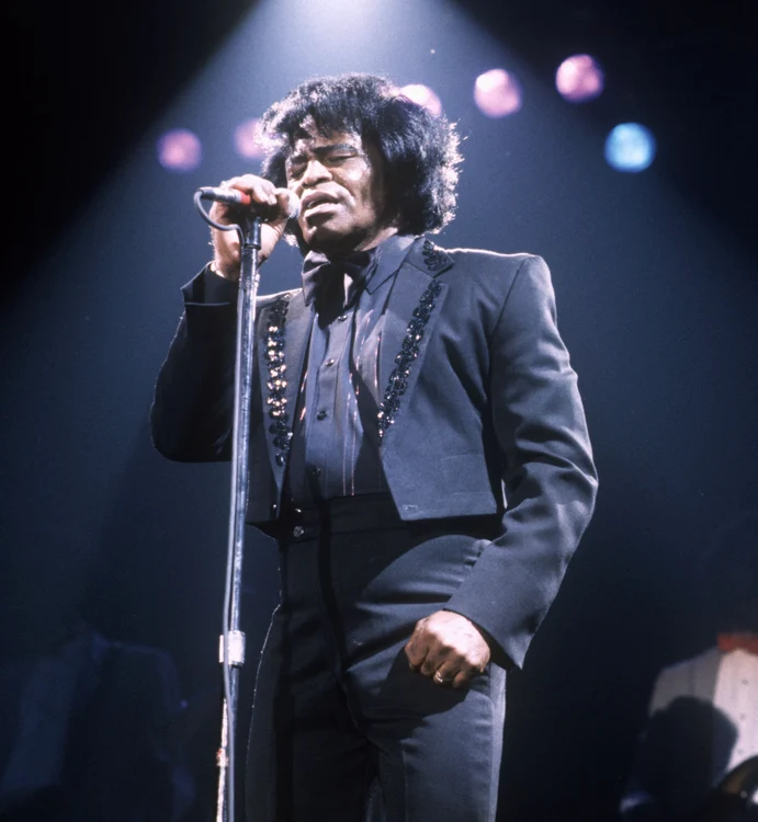 American singer James Brown, nicknamed 