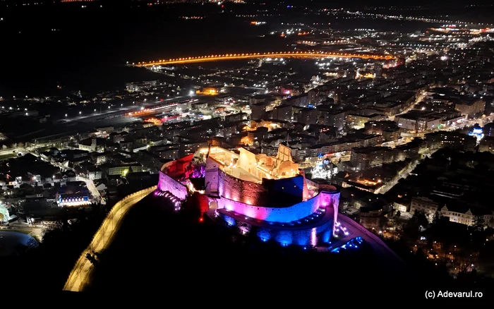 The fortress of Deva, adapted to time. Photo: Daniel Guță. TRUTH
