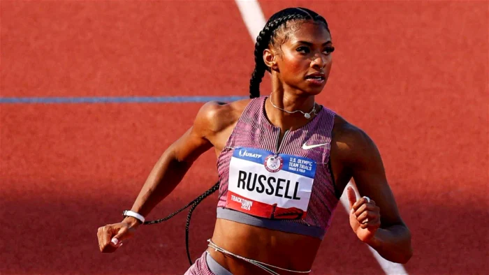 Massai Russel, about the world record. Photo Getty Images