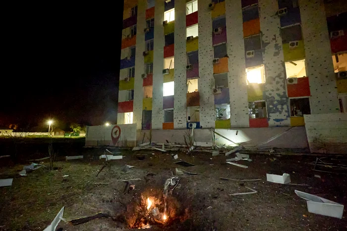 Dozens of injured after drone attacks on Harkov City PHOTO EPA-EFE