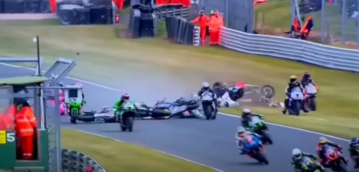 Tragedy on the track, caused after a carambol