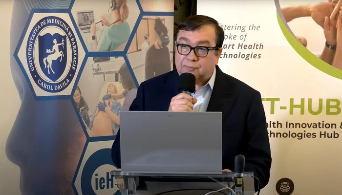 Viorel Jinga Photo: Innovation and E-Health/Facebook center