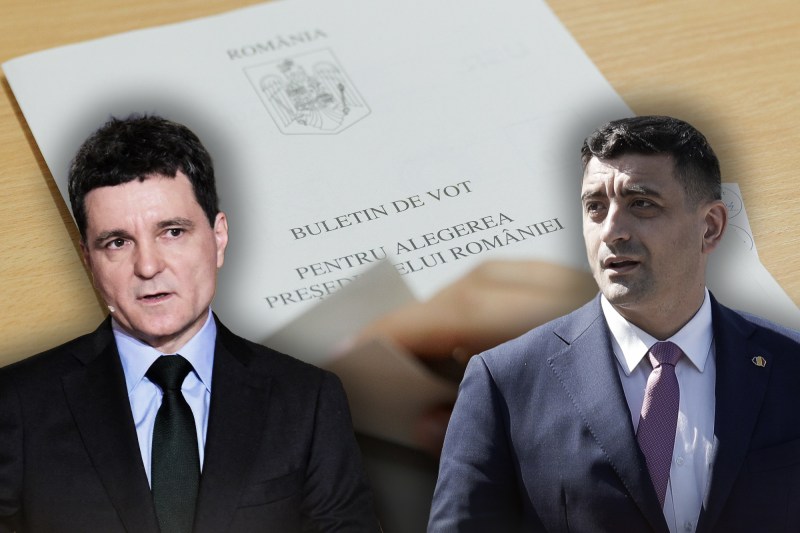 Nicușor Dan and George Simion. Collage: Ion Mateș / Hotnews. Photo: Inquam Photos, Profimedia