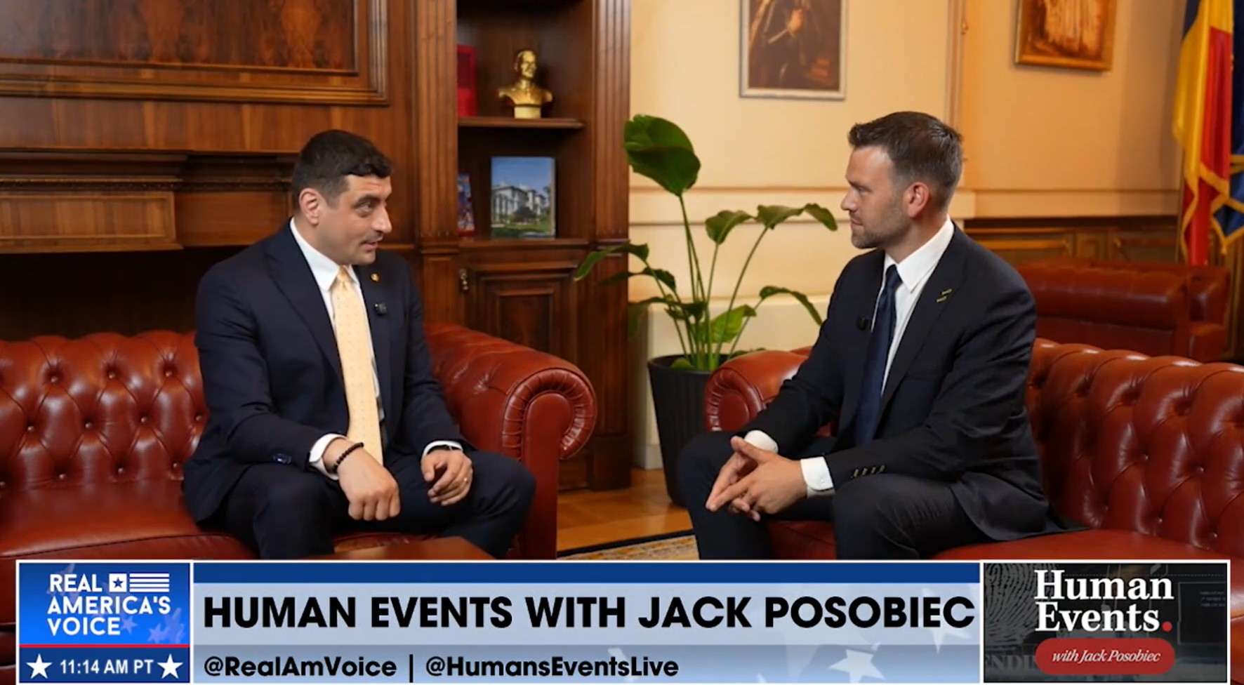 George Send Romani Video George Simion thanks the Trump administration for Romania was ...