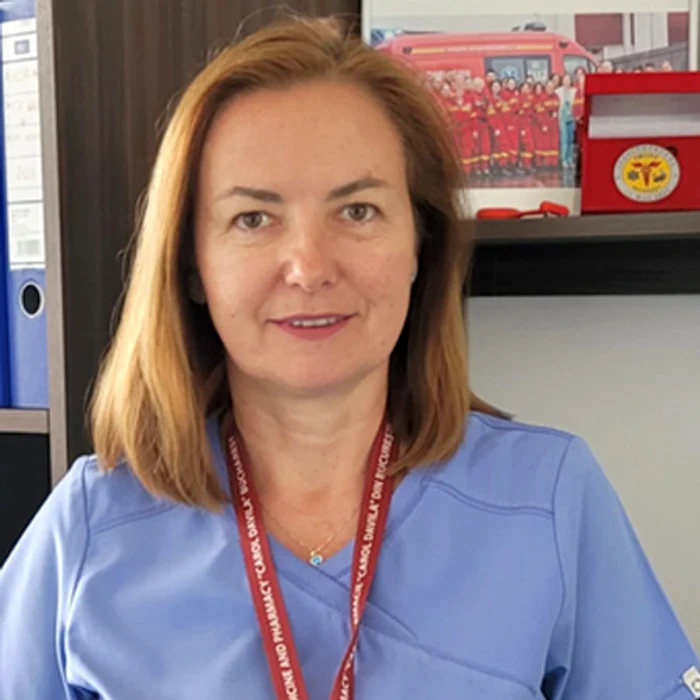 Silvia Nica, head of the largest emergency unit in Romania Photo: SUUB