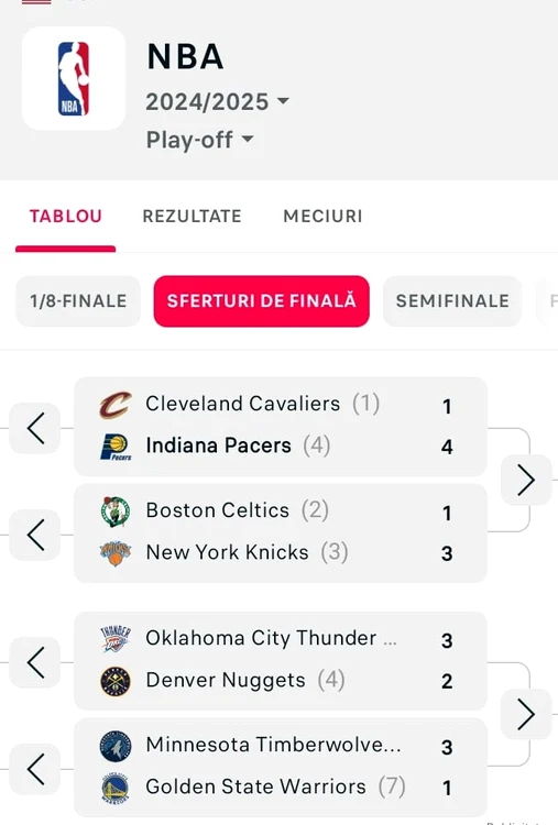 Target of the final phase in NBA