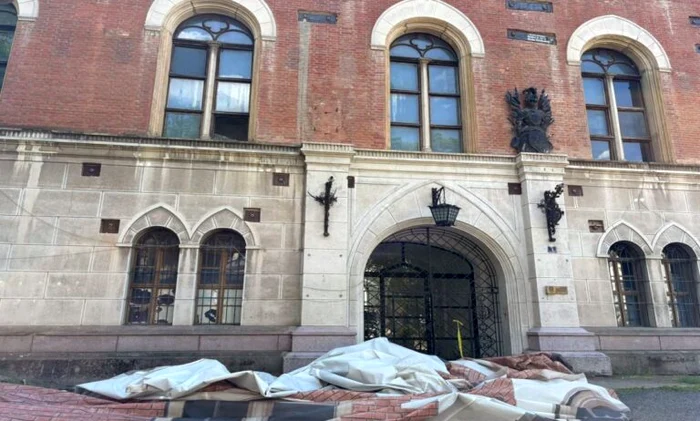 Huniade Castle remained without one of the photo statues: Timișoara's opinion