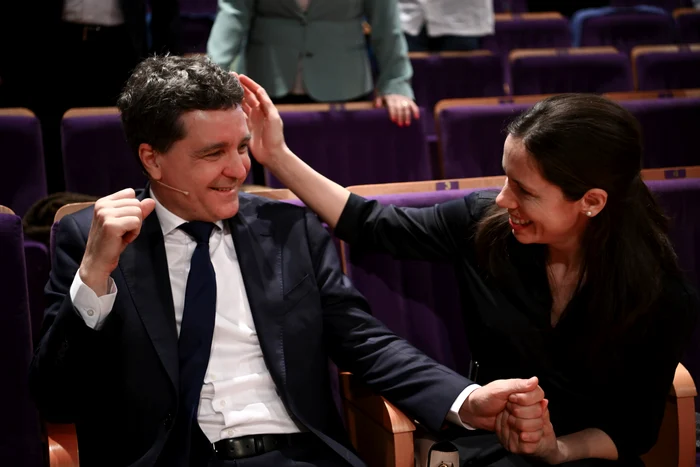 Nicușor Dan has been in a relationship for over 20 years with Mirabela Grădinaru. PHOTO: Inquam Photos/Alex Nicodim
