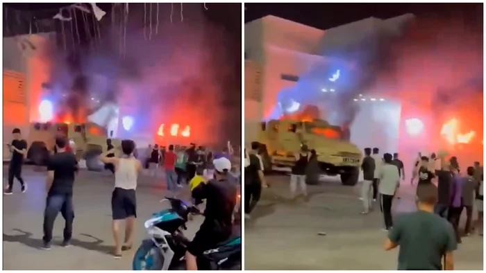Violence in Tripoli. Photo: Capture X / @ @raviagrawal300