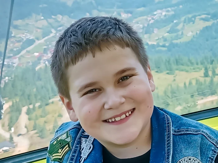 Marian Grigor is a child ccu autism from Sighetul Marmaiei Photo: Facebook/Dorel Grigor