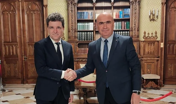Nicușor Dan and Ilie Bolojan at Cotroceni Palace Photo: Facebook/Nicușor Dan
