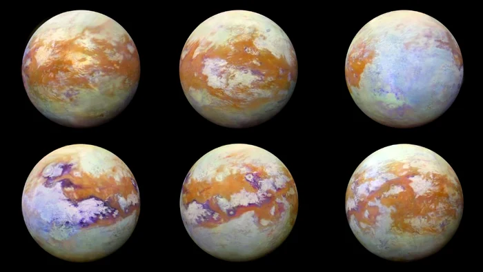 Titan, Saturn's largest month, has a climatic cycle similar to that of the photo: x