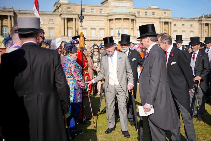 King Charles at a garden party on May 14th Profimedia photo