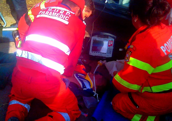 The man was not responding to resuscitation maneuvers. Photo Archive ISU Crișana
