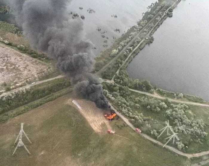 I burn about 500 tires. Photo: ISU Galati