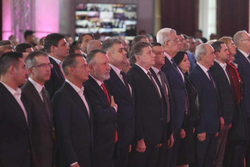 Congress of the Social Democratic Party for the appointment of the PSD candidate in the presidential elections, at the Parliament Palace in Bucharest, February 2, 2025. Inquam Photos / George Călin