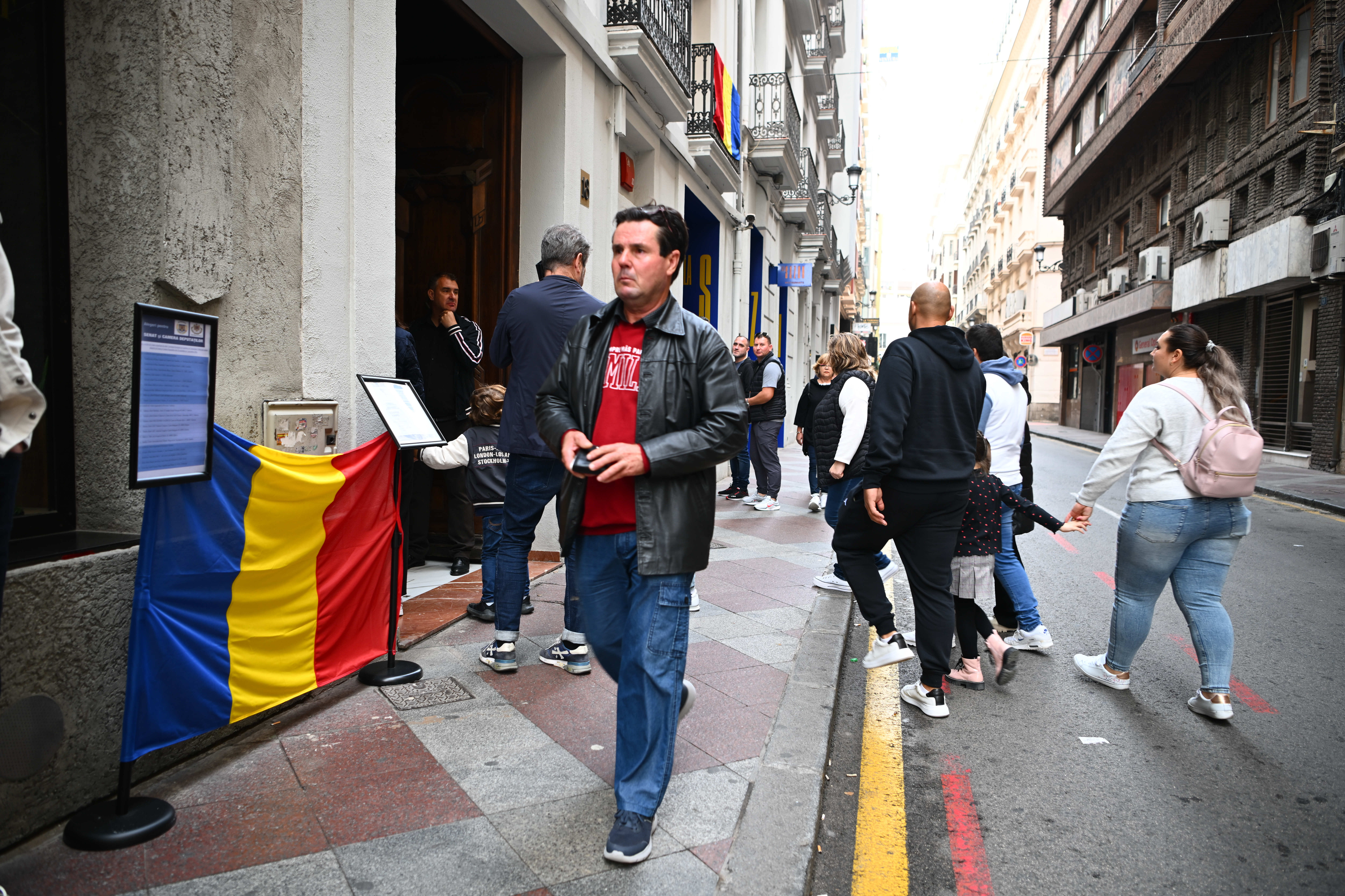   George Simion was voted in the diaspora. Photo: Inquam Photos/Alex Nicodim 
