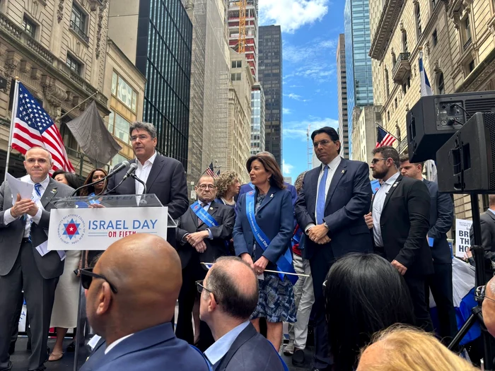 Danny Danon (second from right) at a recent event. Photo Danny Danon