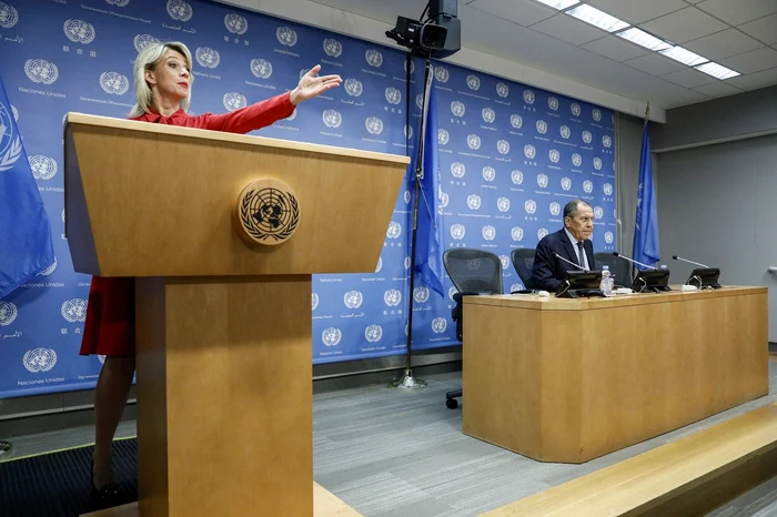 Maria Zaharova supports false information. Photo: Profimedia