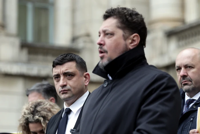 George Simion and Claudiu Late Photo: Inquam Photos