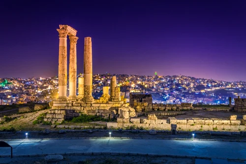 The Romanian ruins of Amman Jordan PHOTO PEGASUS JPG
