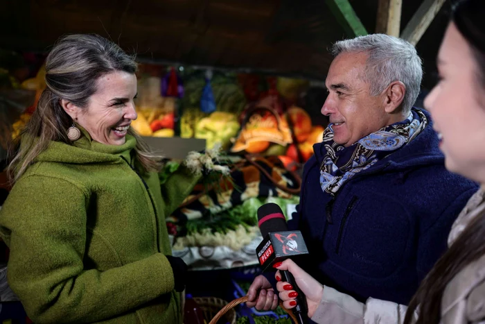 Calin Georgescu and his wife, Cristela Georgescu. Photo inquam Photos / Octav Ganea