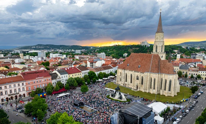 The historical center of Cluj Napoca. Photo: Cluj-Napoca City Hall. Facebook