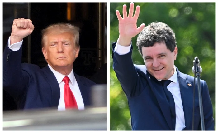 Donald Trump and Nicușor Dan Photo: Profimedia