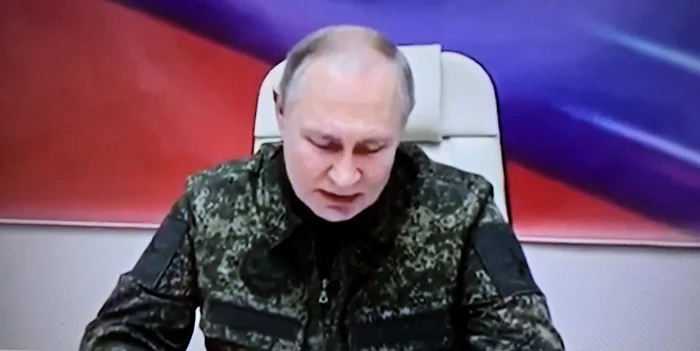 The Russian press wrote that Putin's helicopter was attacked by Ukrainian drones. Photo: video capture