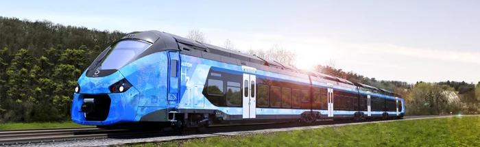 The first hydrogen trains could run in Romania in the autumn of 2026 Photo SNCF